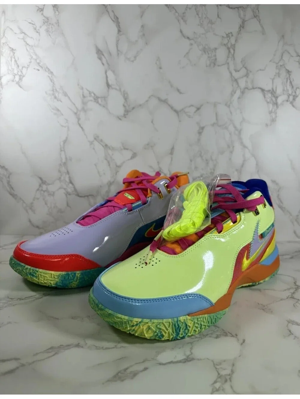 Nike Zoom LeBron NXXT Gen AMPD IPS Violet Barely Volt FZ7885-500 Size 13 New